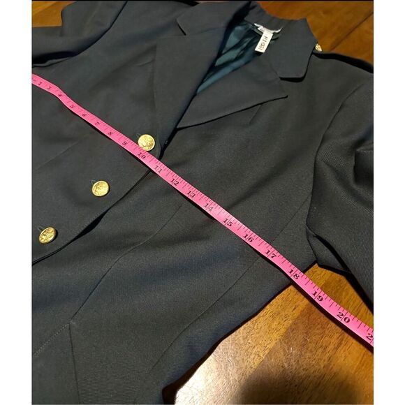 Vintage Army DC National Guard Women’s Official Blazer Jacket Size 12 Regular - Picture 10 of 12